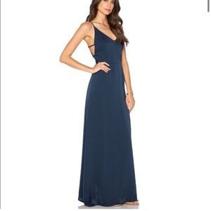 Capulet navy blue revolve dress
